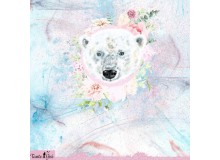 Bio Jersey Lillestoff - Eisbärmädchen Panel